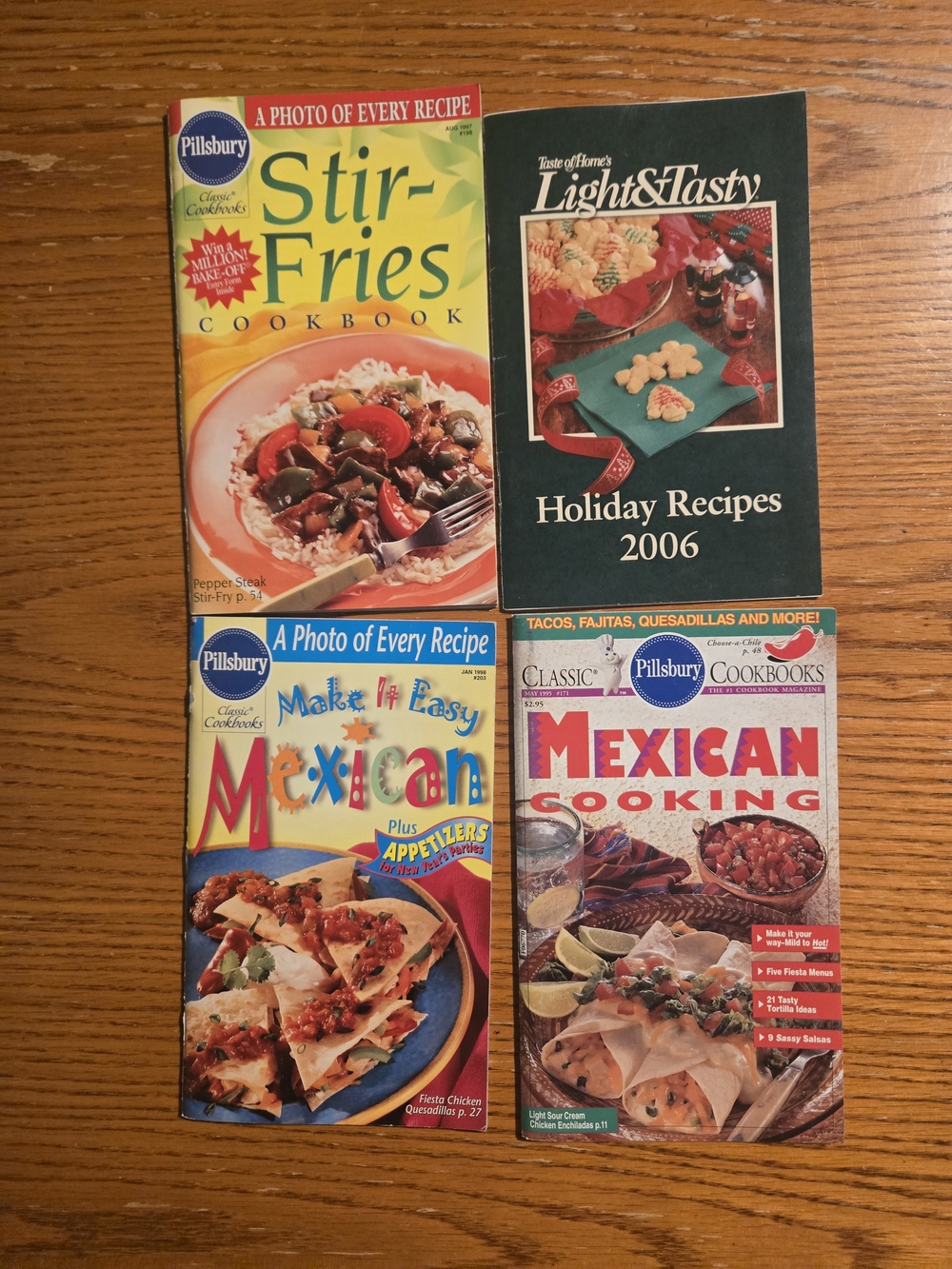 Set Of 4 Cookbooks